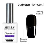 image, Shills Professional Diamond Top Coat — Super Glossy, Durable Finish | UV/LED Cure | Long-Lasting Shine for Gel Nails