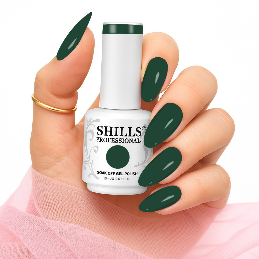 Shills Professional Gel Polish 15ml Long-Lasting UV/LED Soak-Off Nail Gel Color for Salon & Home Use (Shade - 189)