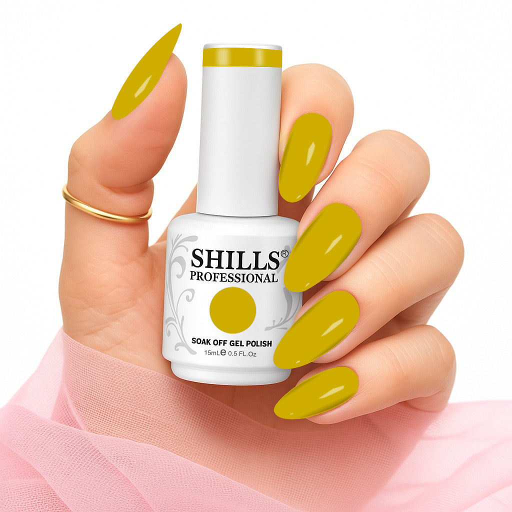 Shills Professional Gel Polish 15ml Long-Lasting UV/LED Soak-Off Nail Gel Color for Salon & Home Use (Shade - 205)