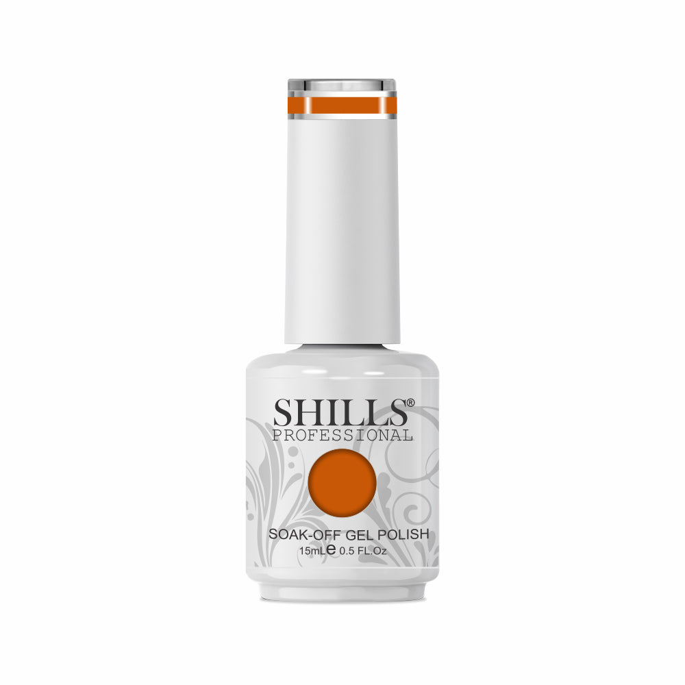 Shills Professional Gel Polish 15ml Long-Lasting UV/LED Soak-Off Nail Gel Color for Salon & Home Use (Shade - 206)