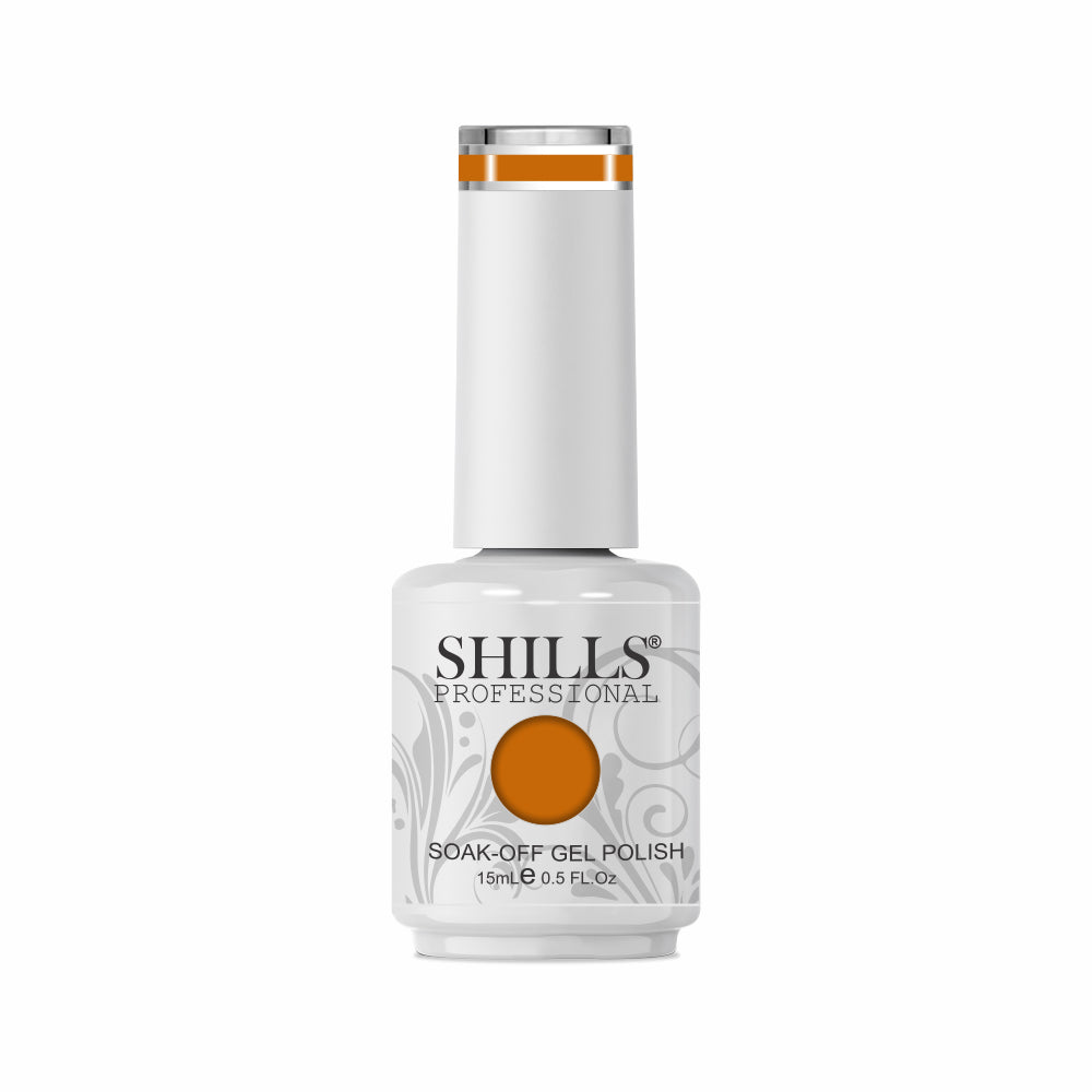 Shills Professional Gel Polish 15ml Long-Lasting UV/LED Soak-Off Nail Gel Color for Salon & Home Use (Shade - 208)