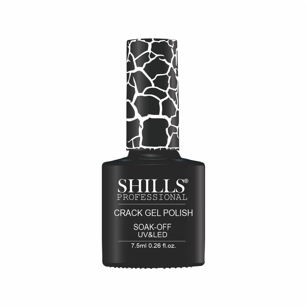 Shills Professional Crack Gel Polish | Crackle Effect UV/LED Gel | Long-Lasting & Durable | Safe Formula (Shade - 275)