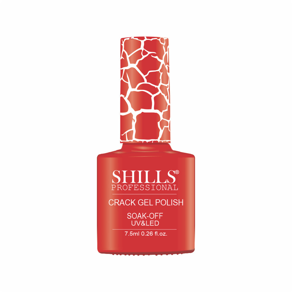 Shills Professional Crack Gel Polish | Crackle Effect UV/LED Gel | Long-Lasting & Durable | Safe Formula (Shade - 276)