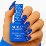 image, Shills Professional Crack Gel Polish | Crackle Effect UV/LED Gel | Long-Lasting & Durable | Safe Formula (Shade - 277)