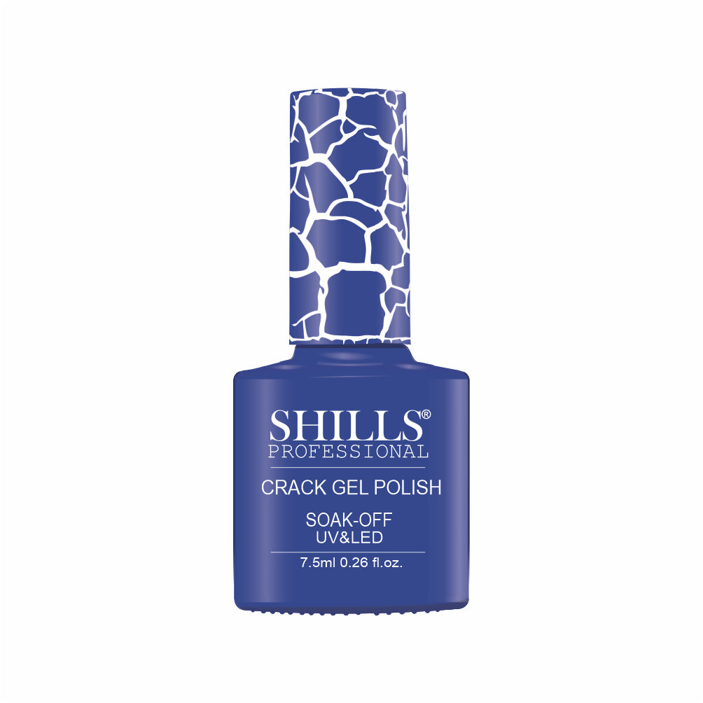 Shills Professional Crack Gel Polish | Crackle Effect UV/LED Gel | Long-Lasting & Durable | Safe Formula (Shade - 277)