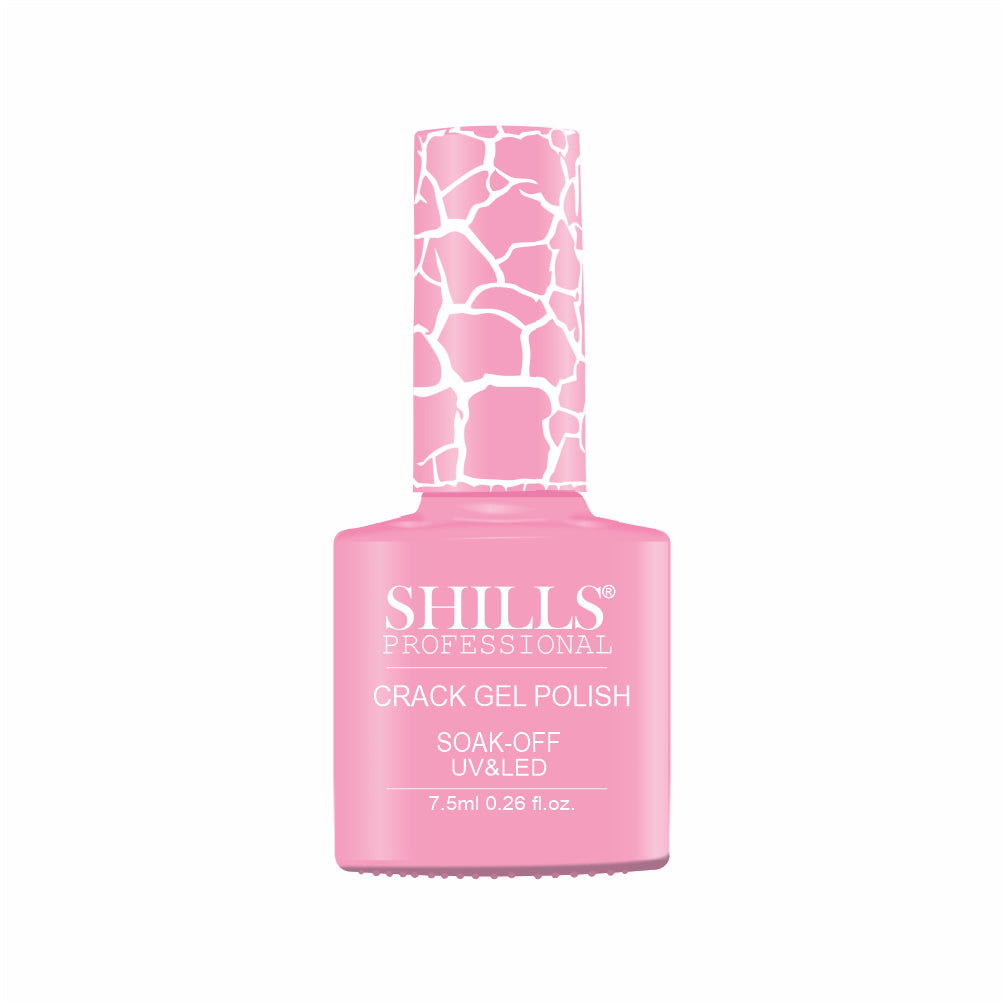 Shills Professional Crack Gel Polish | Crackle Effect UV/LED Gel | Long-Lasting & Durable | Safe Formula (Shade - 278)