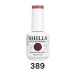 image, Shills Professional Jelly Gel Polish – Sheer Tint Finish, Glossy Translucent Colors for Nail Art (Shade-389)