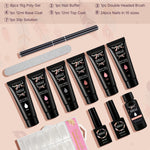 image, Shills Professional Poly Gel Nail Kit – Complete Builder Set with Slip Solution, Nail Tips & Dual-Ended Brush