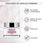 image, Shills Clear Acrylic Powder – Professional Nail Extension Powder (30g)