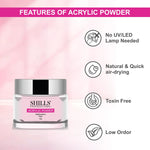 image, Shills Pink Acrylic Powder – Professional Nail Extension Powder (30g)