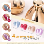 image, Shills Professional 4 Pcs Cat Eye Gel Polish Set – Delhi Diamond Collection