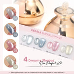 image, Shills Professional 4 Pcs Cat Eye Gel Polish Set – Kerala Emerald Wave