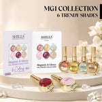 image, Shills Professional Magnetic & Glossy Cat Eye Gel Polish Collection MG01 | 6 Colors (10ml Each)