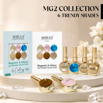 image, Shills Professional Magnetic & Glossy Cat Eye Gel Polish Collection MG02 | 6 Colors (10ml Each)