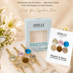 image, Shills Professional Magnetic & Glossy Cat Eye Gel Polish Collection MG02 | 6 Colors (10ml Each)