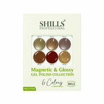 image, Shills Professional Magnetic & Glossy Cat Eye Gel Polish Collection MG03 | 6 Colors (10ml Each)