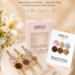image, Shills Professional Magnetic & Glossy Cat Eye Gel Polish Collection MG04 | 6 Colors (10ml Each)