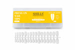 image, Shills Professional Press On Nail Tips 300pcs Matte Mid Almond (Full Cover Artificial Nails Set)