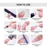 image, Shills Silver Glitter Poly Nail Gel – Fast Building Nail Extension Gel (30ml)