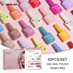 image, Venalisa VIP 5 Gel Polish Kit 60 Colors Hema Free (60+5)
