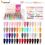image, Venalisa VIP 4 Gel Polish Kit 60 Colors Hema Free (60+5)