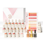 image, Venalisa V2 Gel Polish Set – 22 Pcs Nail Kit with Color Card | 18 Gel Colors + Base, Top & Matte Coat + 60ML Top Coat Refill | UV/LED Soak-Off Gel (10ML)