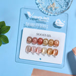 image, Venalisa Silk Ice Gel Cat Eye Nail Polish Set – 6 Colors | Long-Lasting Glossy Finish | Nude & Neutral Shades