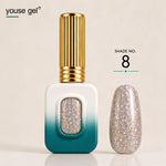 image, Youse Gel Silver Champagne Glitter Gel Polish β Shade 08