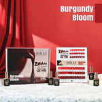 image, Shills Professional Burgundy Bloom 24-Color Gel Polish Kit | No TPO & HEMA Free | Professional Nail Gel Set (10ml Each)