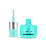 image, Fingertips Vivid Vibes Aqua Blue UV Gel Polish (Shade 45) – Long-Lasting Soak-Off Gel Nail Color, 16ml