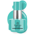 image, Fingertips Vivid Vibes Aqua Mint UV Gel Polish (Shade 49) – Long-Lasting Soak-Off Gel Nail Color, 16ml