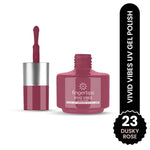 image, Fingertips Vivid Vibes Dusky Rose UV Gel Polish (Shade 23) – Long-Lasting Soak-Off Gel Nail Color, 16ml