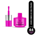 image, Fingertips Vivid Vibes Fuchsia Pop UV Gel Polish (Shade 44) – Long-Lasting Soak-Off Gel Nail Color, 16ml