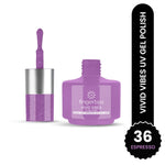 image, Fingertips Vivid Vibes Glitery Lilac UV Gel Polish (Shade 36) – Long-Lasting Soak-Off Gel Nail Color, 16ml