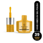 image, Fingertips Vivid Vibes Honey gold UV Gel Polish (Shade 39) – Long-Lasting Soak-Off Gel Nail Color, 16ml
