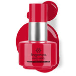 image, Fingertips Vivid Vibes Hot Scarlet UV Gel Polish (Shade 83) – Long-Lasting Soak-Off Gel Nail Color, 16ml