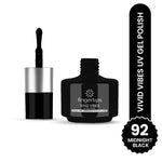 image, Fingertips Vivid Vibes Midnight Black UV Gel Polish (Shade 92) – Long-Lasting Soak-Off Gel Nail Color, 16ml