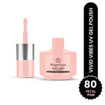 image, Fingertips Vivid Vibes Petal Pink UV Gel Polish (Shade 80) – Long-Lasting Soak-Off Gel Nail Color, 16ml