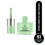 image, Fingertips Vivid Vibes Pistachio Milk UV Gel Polish (Shade 51) – Long-Lasting Soak-Off Gel Nail Color, 16ml