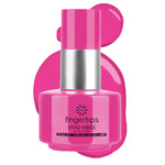 image, Fingertips Vivid Vibes Royal Rose UV Gel Polish (Shade 32) – Long-Lasting Soak-Off Gel Nail Color, 16ml