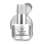 image, Fingertips Vivid Vibes Silver Foil UV Gel Polish (Shade 38) – Long-Lasting Soak-Off Gel Nail Color, 16ml