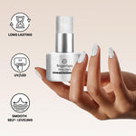 image, Fingertips Vivid Vibes Silver Foil UV Gel Polish (Shade 38) – Long-Lasting Soak-Off Gel Nail Color, 16ml