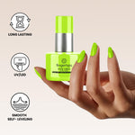 image, Fingertips Vivid Vibes French Lime UV Gel Polish (Shade 52) – Long-Lasting Soak-Off Gel Nail Color, 16ml