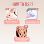 image, Fingertips Vivid Vibes Pale Pink UV Gel Polish (Shade 08) – Long-Lasting Soak-Off Gel Nail Color, 16ml