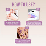 image, Fingertips Vivid Vibes Pale Lilac UV Gel Polish (Shade 33) – Long-Lasting Soak-Off Gel Nail Color, 16ml