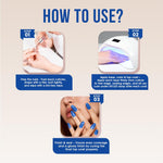 image, Fingertips Vivid Vibes Cerulean Blue UV Gel Polish (Shade 48) – Long-Lasting Soak-Off Gel Nail Color, 16ml