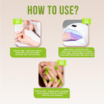 image, Fingertips Vivid Vibes French Lime UV Gel Polish (Shade 52) – Long-Lasting Soak-Off Gel Nail Color, 16ml