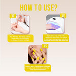 image, Fingertips Vivid Vibes Neon yellow UV Gel Polish (Shade 53) – Long-Lasting Soak-Off Gel Nail Color, 16ml