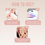 image, Fingertips Vivid Vibes Petal Pink UV Gel Polish (Shade 80) – Long-Lasting Soak-Off Gel Nail Color, 16ml