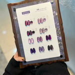 image, Venalisa Wine Purple Cat Eye Gel Polish – 10 Colors Shade Chart with Free Magnet | Magnetic UV/LED Nail Gel